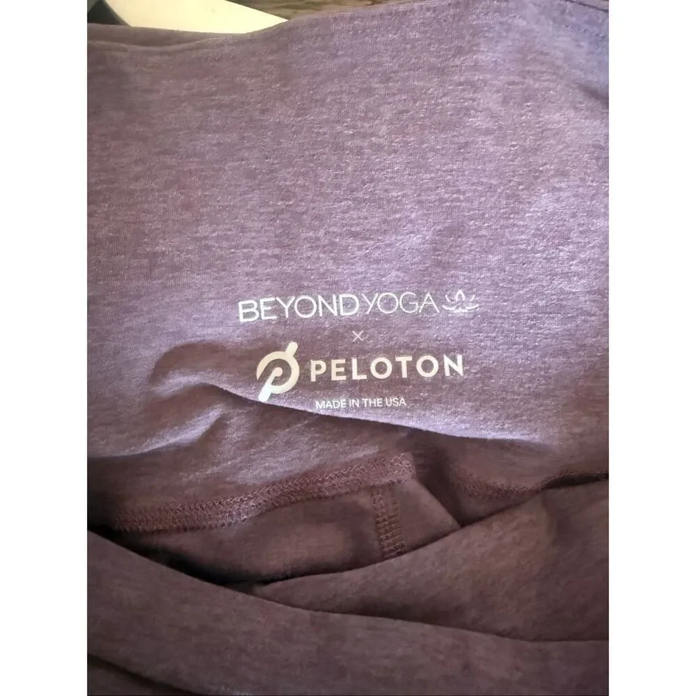 Beyond Yoga X Peloton Muted Plum 7/8 Leggings sz X NWOT